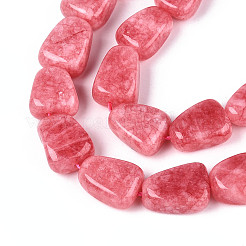 Hilos de abalorios de jade blanco natural&nbsp;G-N354-02A-05
