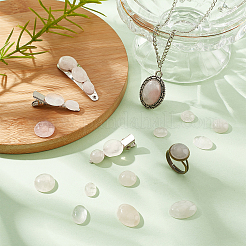 Cabochon in quarzo rosa naturale 36 pz 6 stile&nbsp;G-SC0001-74