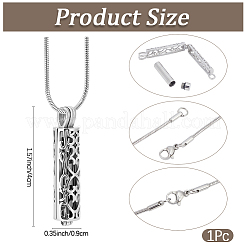Kits de fabrication de colliers pendentifs en acier inoxydable à faire soi-même&nbsp;DIY-CN0003-75P
