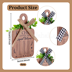 Decoración de madera colgante&nbsp;HJEW-WH0074-023