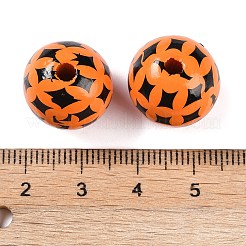 Perline di legno di Halloween&nbsp;WOOD-S064-01B