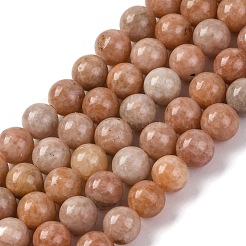 Arancio naturale perle di quarzo fili&nbsp;G-P551-A01-02