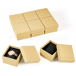 Rechteckige Geschenkboxen aus Papier für Schmuck&nbsp;LS-CON-TAC0010-91G