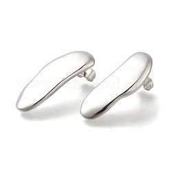 Pendientes ovalados de acero inoxidable 304 para mujer&nbsp;EJEW-S227-51P