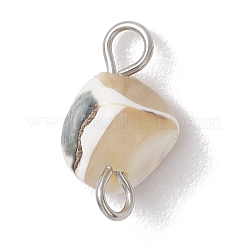 Conectores de concha de trochus natural con dijes&nbsp;PALLOY-JF04152-02