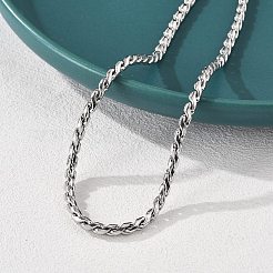 Colliers à chaîne en acier inoxydable 304 pour femmes&nbsp;NJEW-Q026-02P