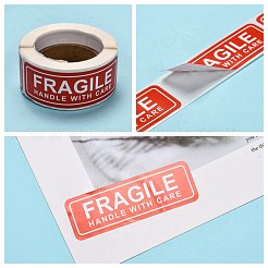 Zerbrechliche Aufkleber behandeln mit Vorsicht Warnverpackung Versandetikett&nbsp;DIY-E023-04