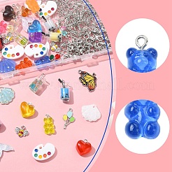 DIY-Set zur Schmuckherstellung von Ohrringen aus Legierung&nbsp;DIY-YW0011-94