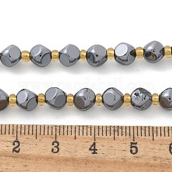 Brins de perles rondes en pierre térahertz&nbsp;G-R002-01A