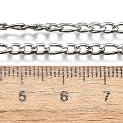 Anlaufgeschützte Figarokette aus Edelstahl 304 zur Herstellung einer Halskette&nbsp;STAS-K168-03P