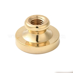 Goldene Wachssiegel-Stempelköpfe aus Messing&nbsp;AJEW-U008-02G-23