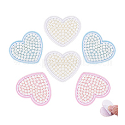6pcs 3 Farben Polyester Computerstickerei Tuch Aufbügeln/Aufnähen aufnähen&nbsp;DIY-PH0032-47