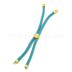 Braccialetti con corde di nylon adatti per ciondoli per connettori&nbsp;AJEW-P116-01G-13