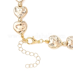 Collane di perline a forma di cuore in plastica ccb&nbsp;NJEW-JN05841-02