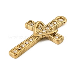 Pendentifs en strass en acier inoxydable 304&nbsp;STAS-P430-01C-G01
