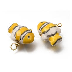 Pendentifs en porcelaine fait à la main&nbsp;PR-CBA0027-11G-09