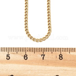 Unisex-Halsketten aus 304 Edelstahl im Casual-Stil&nbsp;STAS-O037-54G