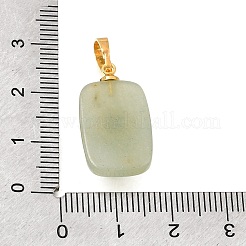 Pendentifs en aventurine vert naturel&nbsp;G-T151-02J