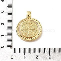 Crémaillère en laiton avec pendentifs en zircone cubique&nbsp;KK-Z086-33G-04