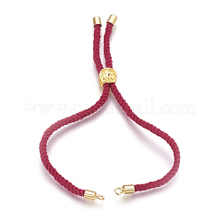 Fabrication de bracelet en corde de coton&nbsp;KK-F758-03G