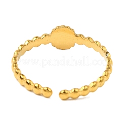 Runde Fingerringe aus natürlichem Tigerauge&nbsp;RJEW-Q822-50G-01