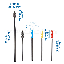 Pinceles cosméticos de pestañas de pestañas de fibra artificial&nbsp;MRMJ-TA0001-11