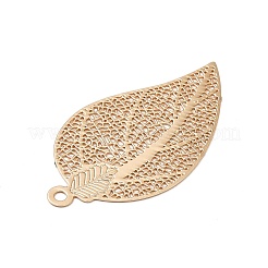 Crémaillère en laiton placage pendentifs en filigrane&nbsp;KKC-K001-01KCG