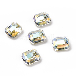 Leichte Strass-Cabochons aus Glas im AB-Stil&nbsp;RGLA-J018-B-001LA