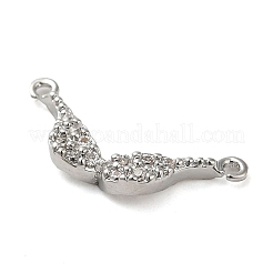 Pendentifs avec zircon cubiques à micro-pavés en laiton&nbsp;KK-H455-18P