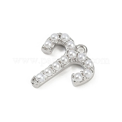12 pz 12 costellazioni ciondoli in plastica ABS con perle finte&nbsp;KK-M322-54P