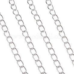 Dekorative Kette Aluminium verdreht Ketten Panzerketten&nbsp;CHA-TA0001-07S