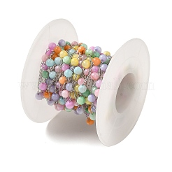 Catene portacavi in acciaio inox 304 con perline di conchiglia colorate&nbsp;STAS-B067-04A-03