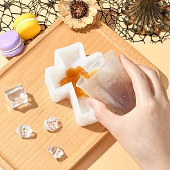 Moule en silicone pour bougie en forme de rose avec croix (3D)&nbsp;ST-CJ0043-068
