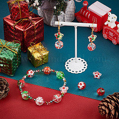 18 Stück 9 Stile Weihnachtsthema handgefertigte Glasperlen&nbsp;GLAA-GA0002-10