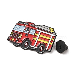 Emaille-Anstecknadeln mit Feuerwehrmotiv&nbsp;JEWB-C059-01B-EB