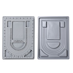 Beflockte Designbretter aus Kunststoff&nbsp;ODIS-G003-M