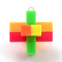 Pendentifs en plastique&nbsp;KY-B002-03