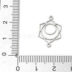 Breloques de connecteur en acier inoxydable 304 pour chakra&nbsp;SA-CBA28C1-01C-P