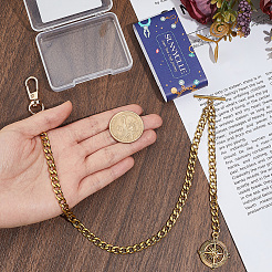 Pendentifs en chaîne gourmette en acier inoxydable 304&nbsp;HJEW-SC00215-01