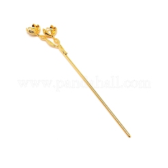 Legierungshaarstick Zubehör&nbsp;FIND-WH0092-57G