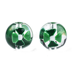Perles en verre transparentes&nbsp;GLAA-TAC0010-15