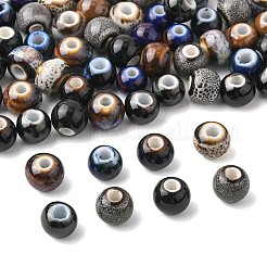 68 pièces de perles en porcelaine faites à la main de 9 couleurs&nbsp;PORC-FS0001-23A