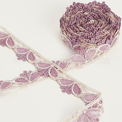 Ruban de dentelle ondulé en polyester de 6 mètre&nbsp;SRIB-GF0001-45D