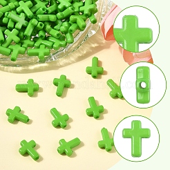 200pcs perles acryliques opaques&nbsp;SACR-FS0001-39C