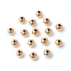 Gelbgold gefüllte Perlen&nbsp;X-KK-G156-4mm-1