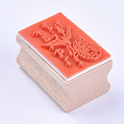 Timbres en bois&nbsp;AJEW-WH0085-A07
