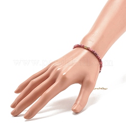 Bracelets de perles de jade de malaisie naturelle (teint) pour femmes ou hommes&nbsp;BJEW-JB07791