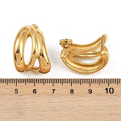 Orecchini a bottone in acciaio inossidabile 304&nbsp;EJEW-K268-24G
