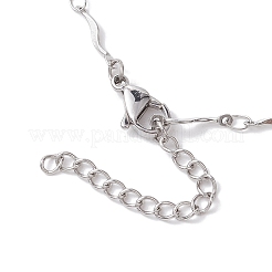 304 Edelstahl Schieber Halskette Zubehör&nbsp;AJEW-JB01265-02