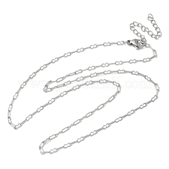 Erdnuss-Gliederketten aus 304 Edelstahl für Damen&nbsp;NJEW-U050-03P